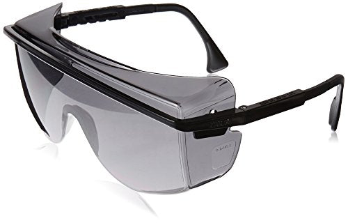 Uvex Astro OTG 3001 Black Frame / Gray Hardcoat Safety Glasses