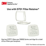 3M Secure Click D7P71 P95 Particulate Filter — 20-Pack, NIOSH (HF-800/FF-800)