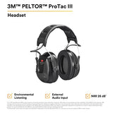 3M Peltor 97044PT ProTac Hunter Electronic Ear Muffs