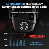 AXIL TRACKR BT Electronic Ear Muffs — Foldable, Water-Resistant