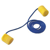 3M E-A-R CLASSIC EARPLUGS, CORDED, PVC FOAM, YELLOW, 200 PAIRS/BOX