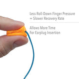 Honeywell Home Howard Leight by FirmFit Corded Disposable Foam Earplugs, Polybag, 100-Pairs (FF-30), bright orange