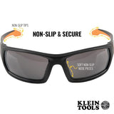 Klein Tools 60164 Safety Glasses Full Frame Anti-Fog Gray Lens