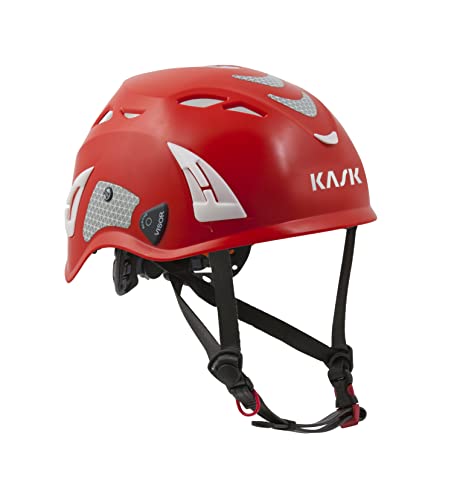 KASK SuperPlasma HD Hi-Viz Safety Helmet — Red Fluo