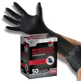 Venom Steel 6-Mil Industrial Black Nitrile Gloves