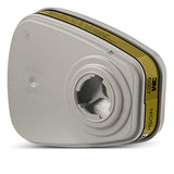 3M 6007 Mercury Vapor / Organic Vapor / Acid Gas Respirator Cartridge