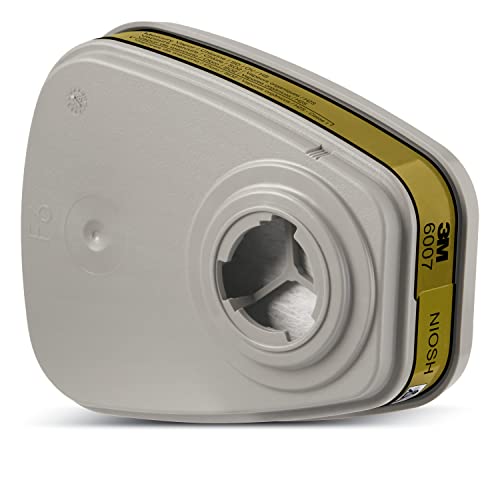 3M 6007 Mercury Vapor Organic Vapor Acid Gas Respirator Cartridge