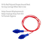 Howard Leight by Honeywell AirSoft Flanged Corded Reusable Shooting Earplugs, 2-Pairs (R-01521)