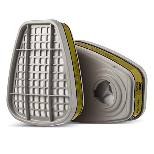 3M 6007 Mercury Vapor Organic Vapor Acid Gas Respirator Cartridge