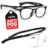 NoCry Over-Eyeglasses Safety Glasses
