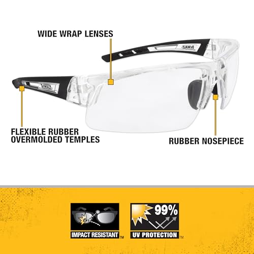 DEWALT DPG100T-1D clear lens side angle