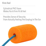 Honeywell Home Howard Leight by FirmFit Corded Disposable Foam Earplugs, Polybag, 100-Pairs (FF-30), bright orange