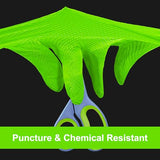 GLOVEWORKS HD Green Nitrile Industrial Disposable Gloves