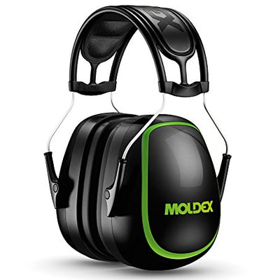 Moldex MX-6 Over-The-Head Earmuffs, Black/Green, Large (6130)