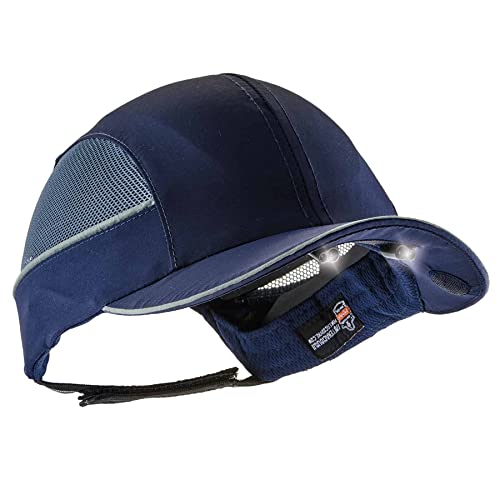 Ergodyne Skullerz 8960 Bump Cap with LED - Navy