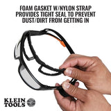 Klein Tools Safety Glasses — Gasket & Over-The-Glasses Styles
