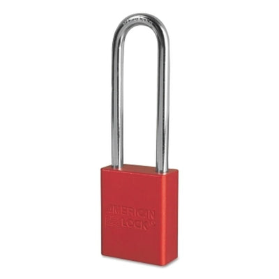 American Lock A1107R Safety Lockout Padlock — Red