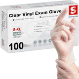 Schneider Clear Vinyl Exam Gloves