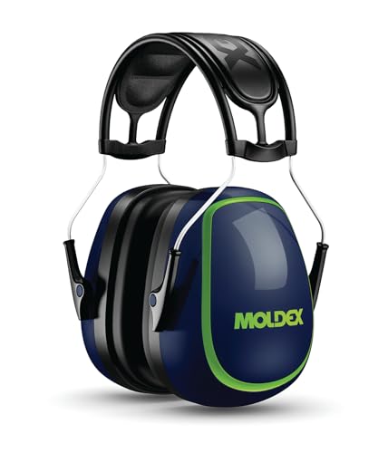 Moldex MX-7 Earmuffs – Soft, Comfortable, Adjustable, Safety Ear Muffs for Hearing Protection, Hard 