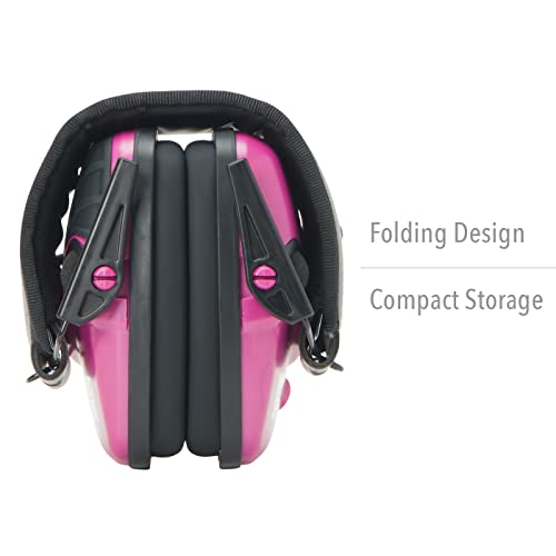 Howard Leight by Honeywell R-02533SIOC — Howard Leight Impact Sport Electronic Shooting Earmuff, Youth/Small, Pink (R-02533)