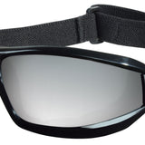 MCR Safety Swagger RP1 Series Black Foam Lined Adjustable Strap Safety Glasses