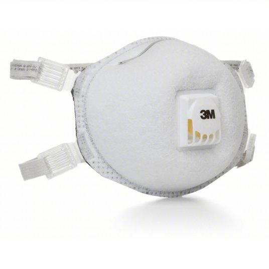 3M 8214 N95 Disposable Welding Respirator with Cool Flow Valve Nuisance Organic Vapor Relief