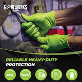 GLOVEWORKS HD Green Nitrile Industrial Disposable Gloves