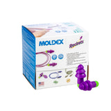 Moldex 6400 Rockets Uncorded Reusable Earplugs — NRR 27dB, Pocket-Pak, 50 Pairs