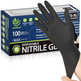 SWIFTLITE Black Nitrile Disposable Gloves
