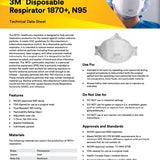 3M Aura 1870+ N95 Surgical Respirator (Pack of 20)