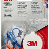 3M Safety Corded Reusable Earplugs, 90586-00000T