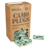 Moldex 6609 Camo Plugs Corded Foam Earplugs — NRR 33, 100 Pairs