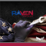 SAS Raven Patriot 7-Mil Black Nitrile Disposable Gloves