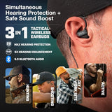 AXIL GS Extreme 3.0 In-Ear Shooting Ear Protection — NRR 26 Bluetooth Earbuds