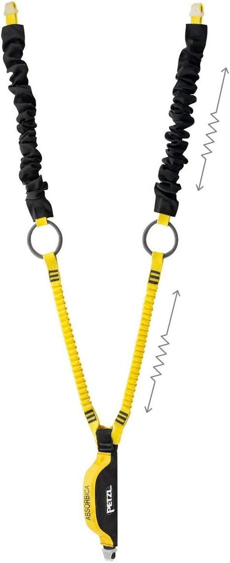 Petzl ABSORBICA-Y Tie Back Lanyard — Double, Structure Progression, L015AA00