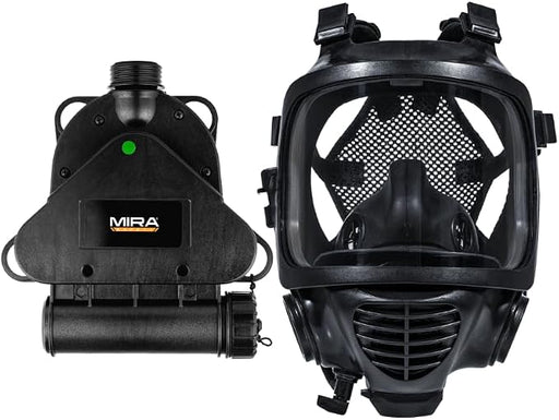 MIRA Safety CM-6M Gas Mask + MB-90 PAPR Bundle