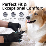 SwiftGrip Disposable Black Nitrile Gloves