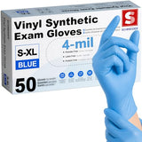 Schneider Blue Vinyl Exam Gloves