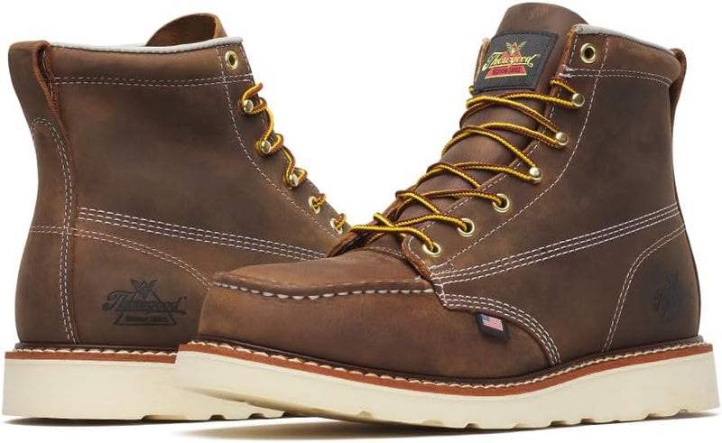 Thorogood American Heritage 6 Inch Steel Toe Moc Toe Work Boot