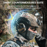 Earmor M32X Plus Electronic Ear Muffs — Comms Mic + Helmet Rail Adapters, NRR 24