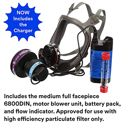3M Powerflow 6800PF Face-Mounted PAPR Respirator (alt)
