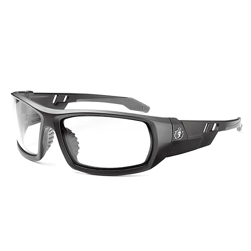 Ergodyne 50003 Skullerz ODIN Safety Glasses — ANSI Z87.1+, Clear Lens