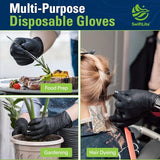 SWIFTLITE Black Nitrile Disposable Gloves