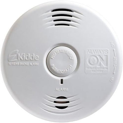 Kidde P3010B Photoelectric Smoke Alarm — 10-Year Sealed Battery