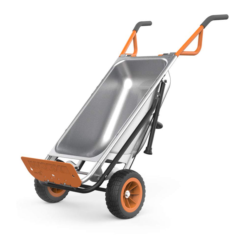 Worx WG050 8-in-1 Aerocart Garden Cart Wheelbarrow Dolly, Heavy Duty