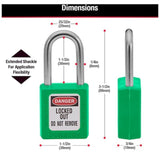 Master Lock 410GRN Lockout Tagout Padlock — Green