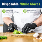 SWIFTLITE Black Nitrile Disposable Gloves
