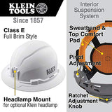 Klein Tools Non-Vented Full Brim Hard Hat Class E