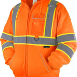 TICONN TICONN-1491 Hi-Vis Class 3 Safety Sweatshirt Hoodie
