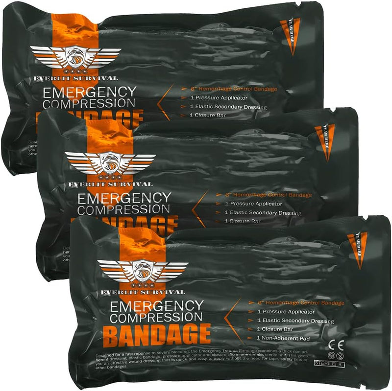 EVERLIT Israeli 6-Inch Emergency Compression Bandage